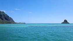 Mokoliʻi Isle near Oahu, Hawaii