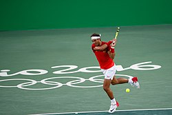 Nadal at the 2016 Rio Olympics.