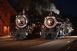 Grand Canyon Railway night photo session
