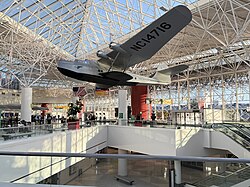 The interior of Baltimore–Washington International Thurgood Marshall Airport, Baltimore's international commercial airport
