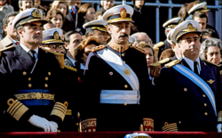 Lieutenant General Jorge Rafael Videla at a military parade in Buenos Aires, 1978.