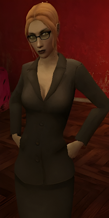Therese's formal appearance has been described as suggesting the look of a dominatrix in comparison to Jeanette's submissive appearance.[18]
