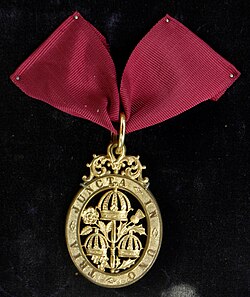 Neck badge of the Order of the Bath: the Dean of Westminster is Dean of the Order of the Bath ex officio