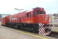 Ferrovías train at Grand Bourg