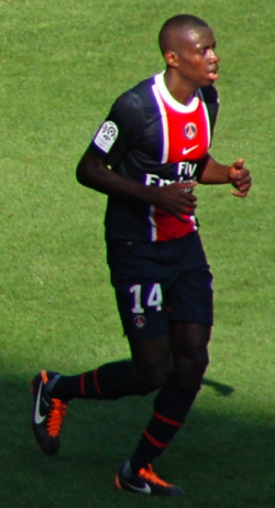 Matuidi playing for Paris Saint-Germain in 2011