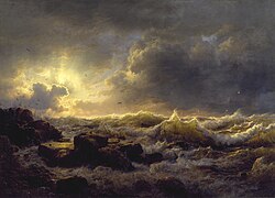 Andreas Achenbach, Clearing Up, Coast of Sicily (1847), The Walters Art Museum[107][108]