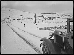 Kiandra township, New South Wales, 21 June 1941