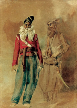 A pensioned sepoy, Moradabad, 1842
