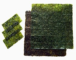 Sheets of nori