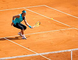 Nadal in the finals of Monte Carlo 2007.