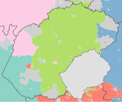 Dominant home languages in the Free State No language dominant