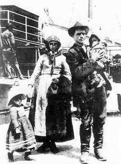 A family of Italian emigrants