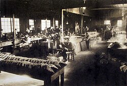 Abramo Eberle Metalworks facilities in the 1950s