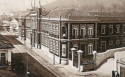 National Press, c. 1880, where Machado de Assis began his services as typographer and proofreader.