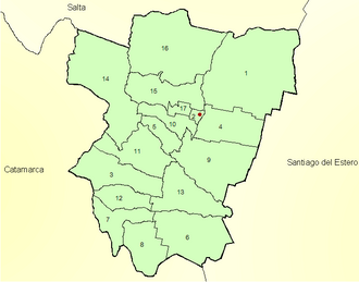 Departments of Tucumán Province