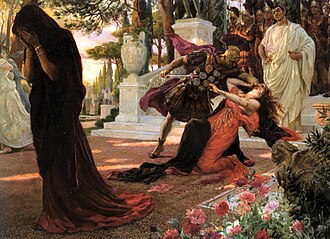 The Death of Messalina by Georges-Antoine Rochegrosse, 1916