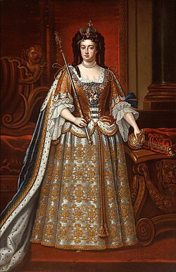 England and Scotland were united as the Kingdom of Great Britain under Queen Anne in 1707.