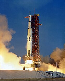 Launch of the 1969 Apollo 11 mission