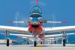 KT-1 Woongbi Basic Trainer preparing to take off