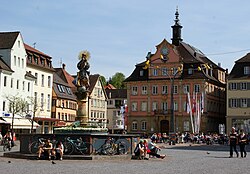 Market Square on a spring day