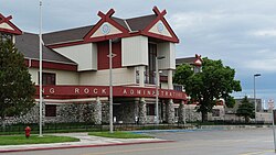 Administrative building for the Standing Rock Sioux Reservation