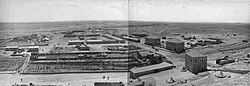 Ottoman military town of Hafir el Aujah, the principal desert base