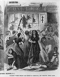 Richmond bread riot, 1863