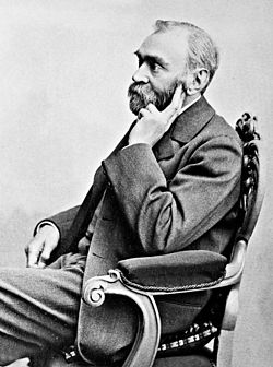 Portrait of Nobel by Gösta Florman (1831–1900)