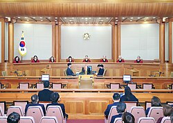 The Constitutional Court of Korea rules on Han's impeachment in March 2025