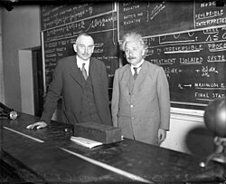 Richard C. Tolman and Albert Einstein at Caltech, 1932