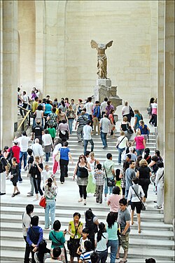 The Louvre, the most-visited art museum in the world