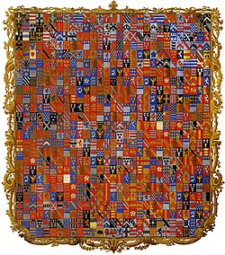 An extravagant example of marshalling: the 719 quarterings of the Grenville armorial at Stowe House