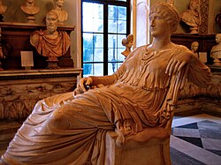 The statue of Helena, mother of Constantine I.