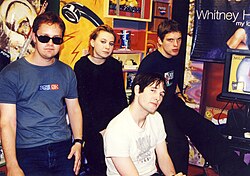Rock Group 'Ash' from County Down in 1999.
