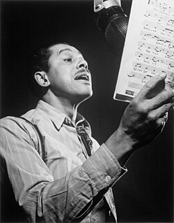 Cab Calloway was another of the original Cotton Club performers.