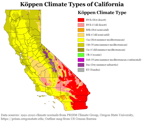 Köppen climate types