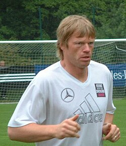 Oliver Kahn, the only goalkeeper to win the FIFA World Cup Golden Ball award