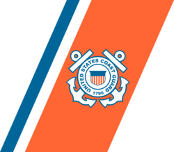 USCG racing stripe