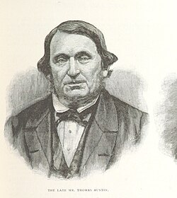 An 1888 illustration of Austin