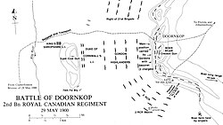 Map of the Battle of Doornkop, May 29