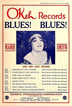OkeH Records Advertising, Including Crazy Blues