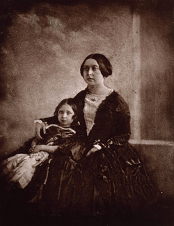 Queen Victoria with the Princess Royal, c. 1844–45