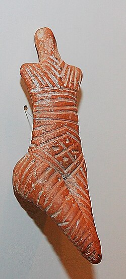Anthropomorphic Neolithic ceramic figurine