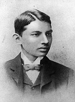 Gandhi in London as a law student