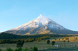 The Popocatépetl Volcano is the state's highest point