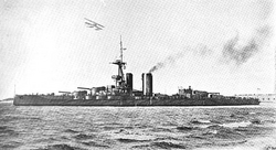 The battleship HMS Iron Duke, Callaghan's flagship as Commander-in-Chief of the Home Fleet