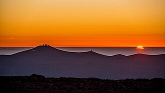 The lack of humidity, rain, and light pollution together produce a dusty, rocky landscape.[36]