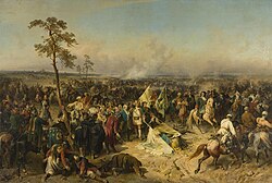 The Victory at Poltava, painted by Alexander von Kotzebue in 1862