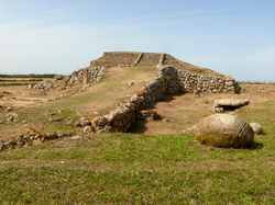 The prehistoric megalithic temple of Monte d'Accoddi