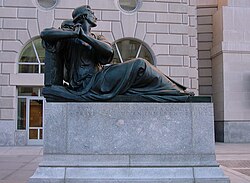 Part of the Oscar Straus Memorial in Washington, D.C. honoring the right to worship
